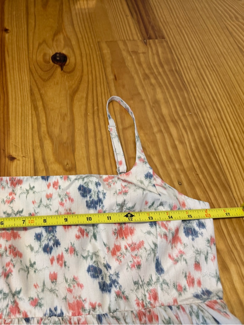 Rebecca Taylor Emma Dress Women’s Size 2 Floral Maxi Cream Blush Blue Pockets - Picture 11 of 16